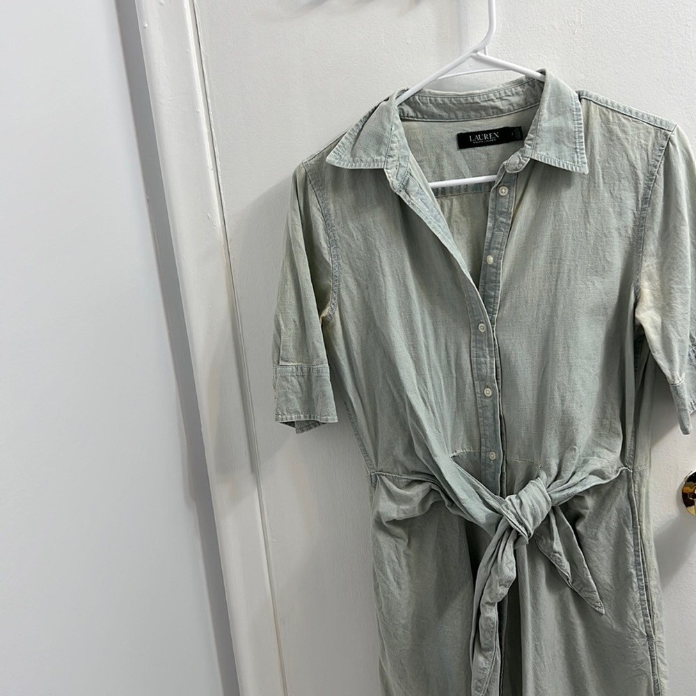 Ralph Lauren midi jean dress